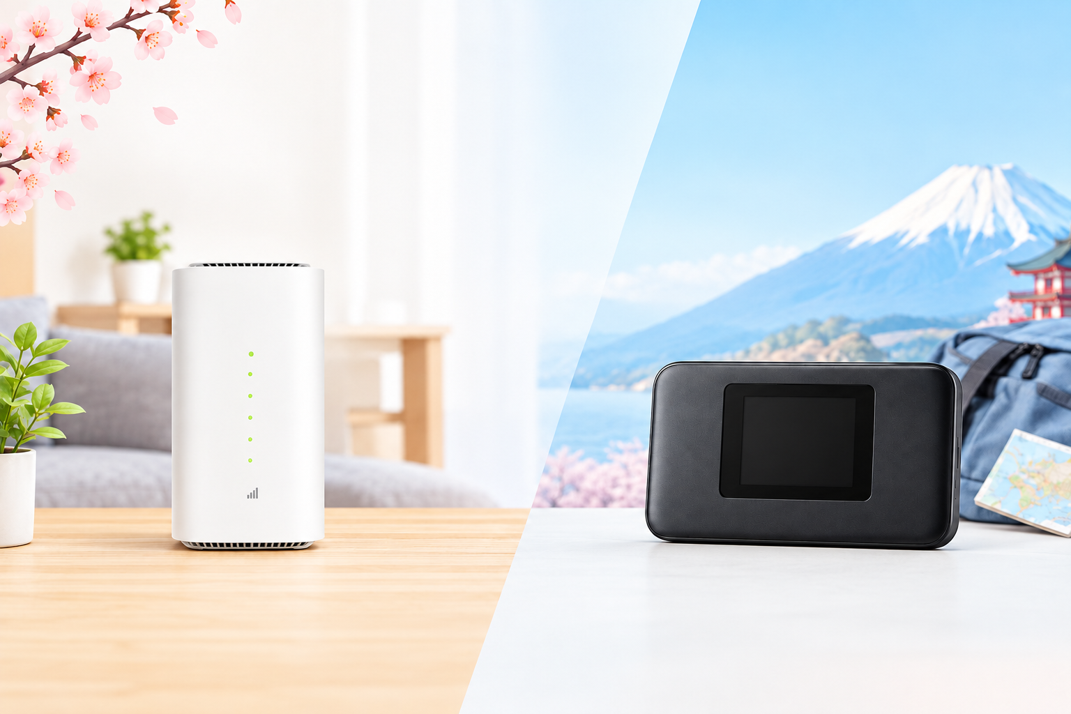 ホームルーターとポケットWiFiの違いとは？どちらを選ぶべき？