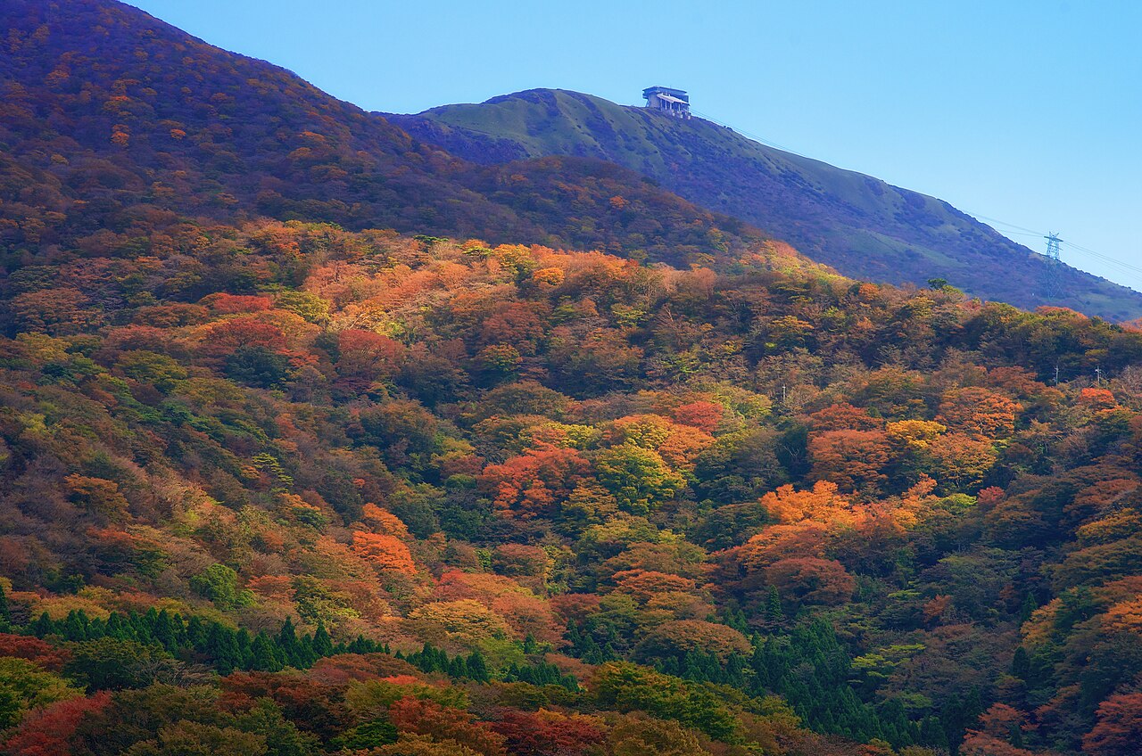 紅葉の箱根と芦ノ湖
