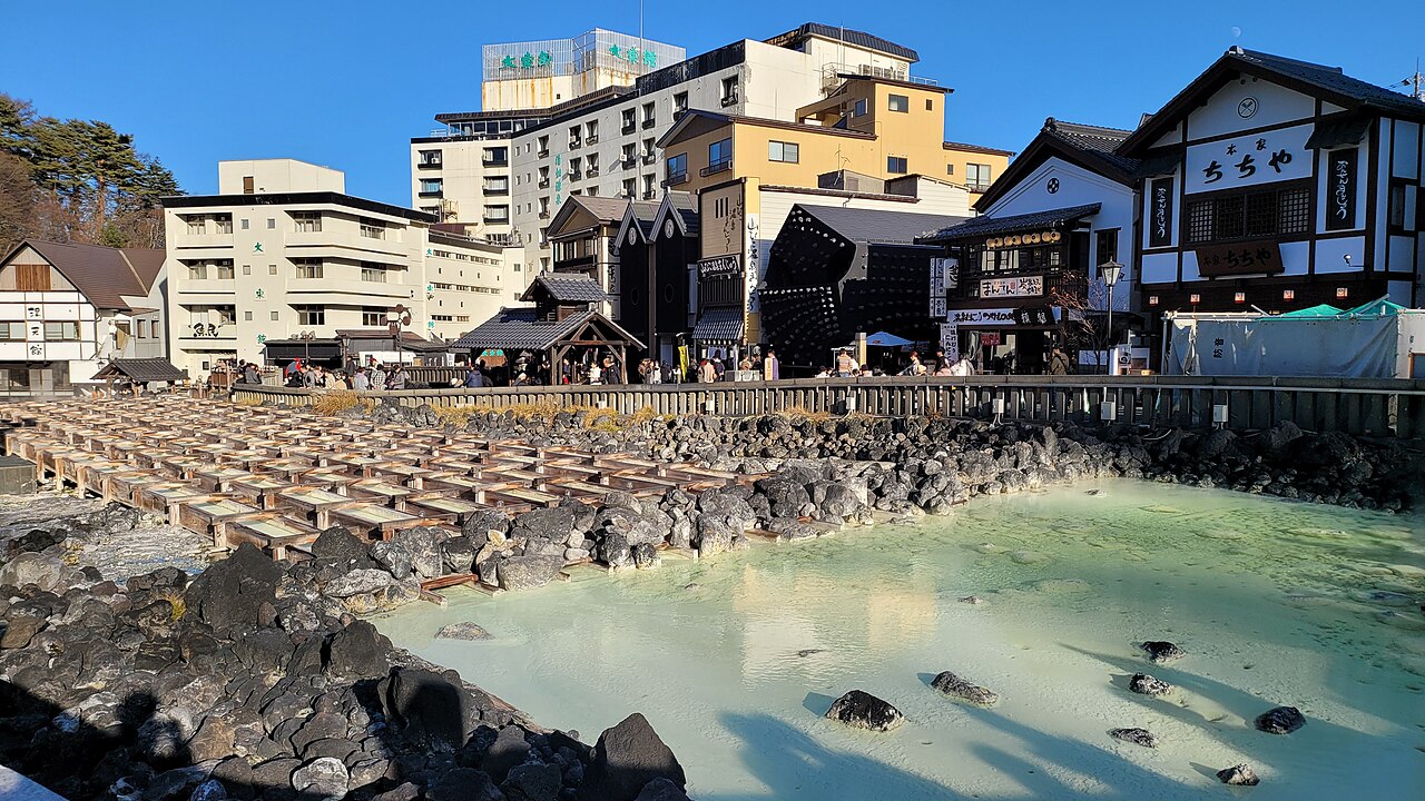 草津温泉の湯畑